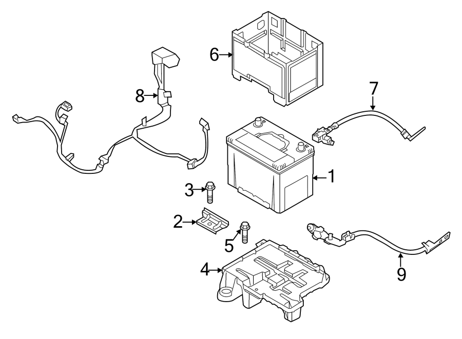 Kia Sportage Battery Cable. Battery Current Sensor. Sensor Assembly ...