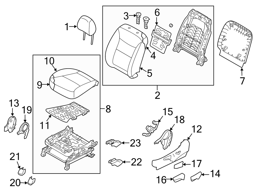 Kia Sorento Parts Diagram