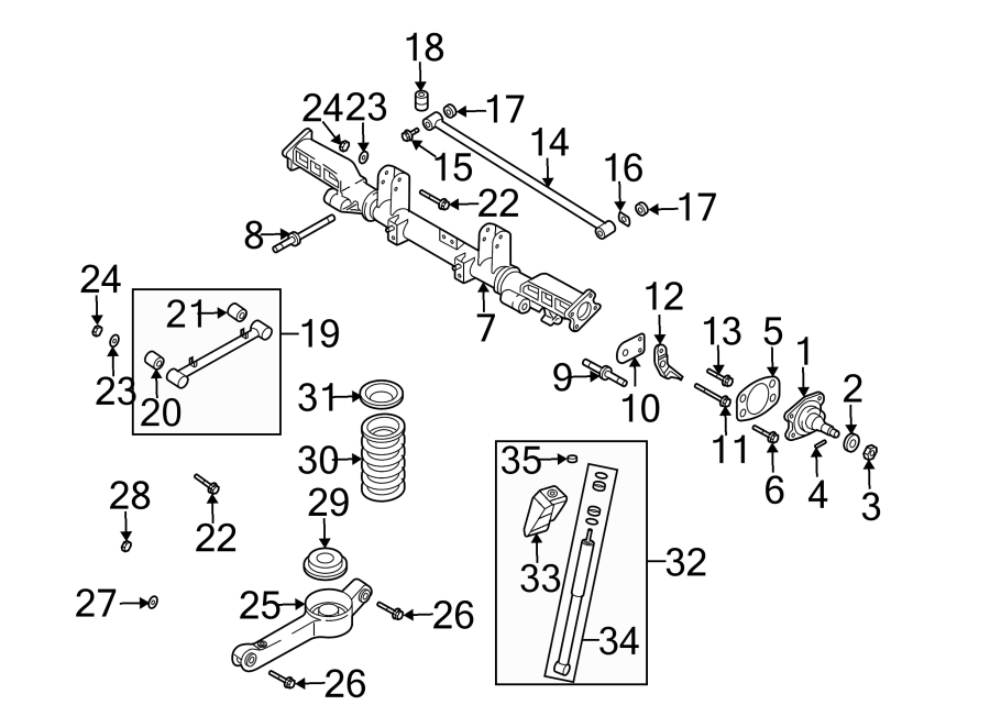 Kia Sedona Suspension Subframe Rear Sedona W Abs From