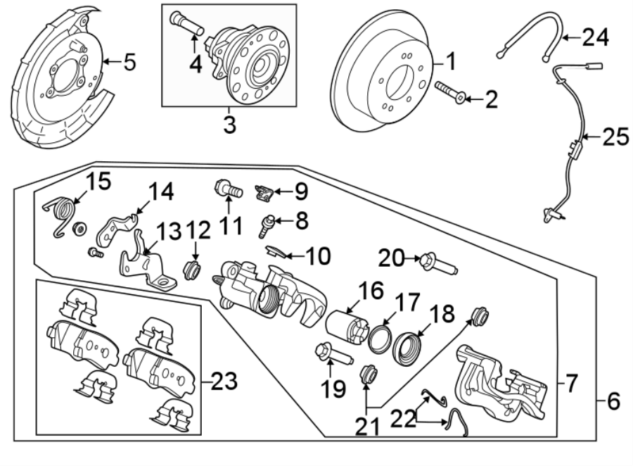 2018 Kia Optima Wheel Bearing and Hub Assembly (Rear) 52750F9100