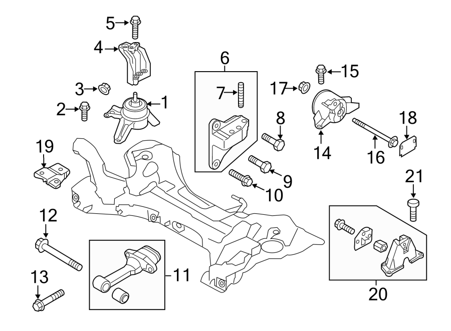 2016 Kia Optima Bolt. Mount. Bracket. (Front, Rear, Lower