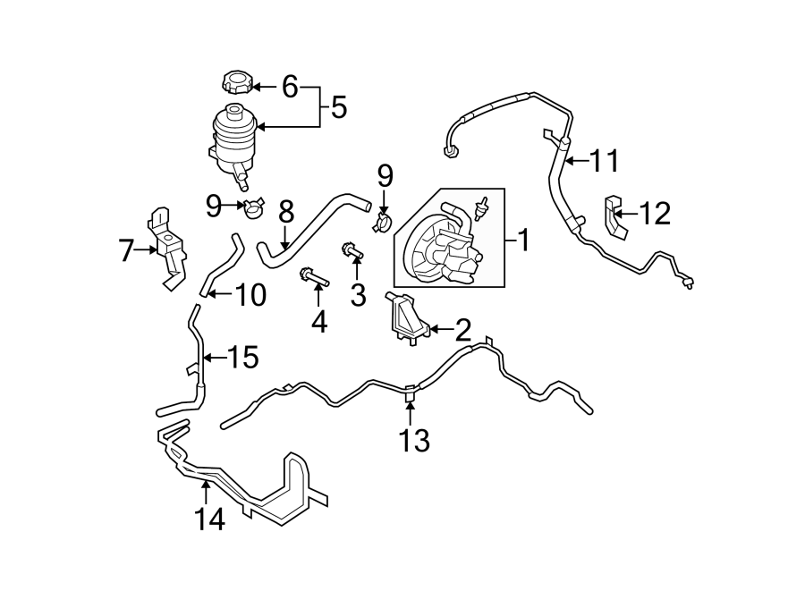 2014 Kia Forte Bracket. Steering. Pulley. Idler. Belt - 252522G000