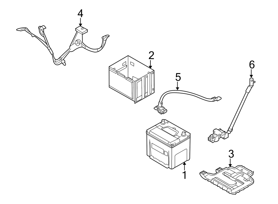 Kia Soul Battery ASSEMBLY. Vehicle Battery. 1.6 Liter 371102T701