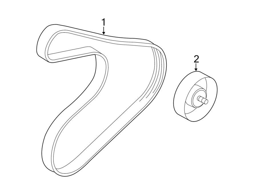 2014 Kia Soul Serpentine Belt 252122B140 Hyman Bros Kia Parts