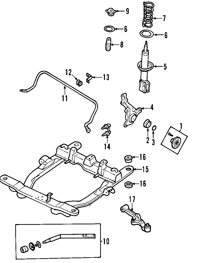 Kia Sedona Steering Knuckle Left Abs Suspension