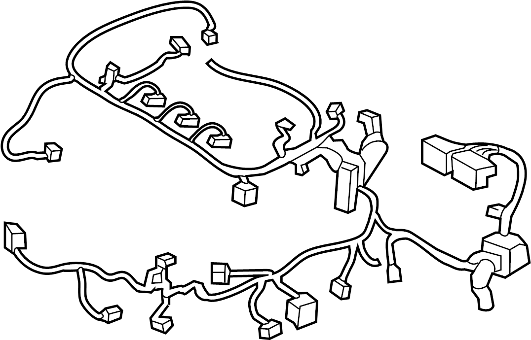 Kia Forte Engine Wiring Harness. 2.0L. 2014-16, 2.0L - 91470A7200